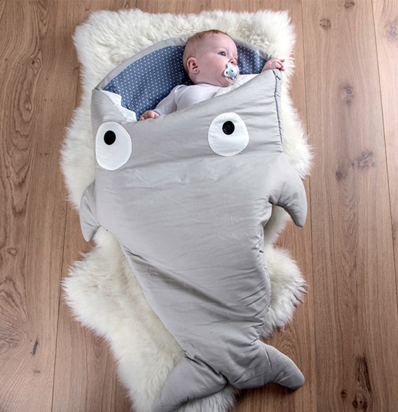Babybites 可爱的鲸鱼宝宝睡袋