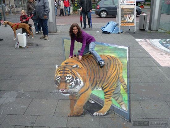 50个惊人的3D街头艺术绘画作品
