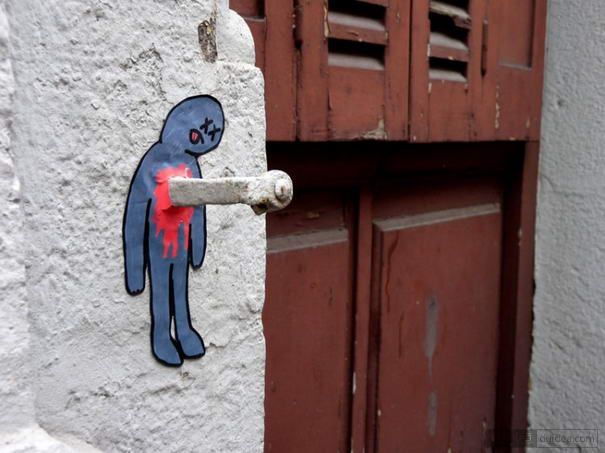 法国街头艺术家OakOak最具创意的10个街头涂鸦艺术