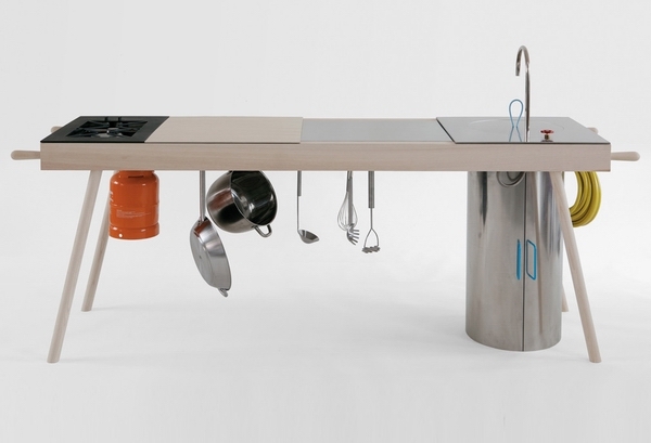 Elia Mangia​设计的独立厨房系统Critter