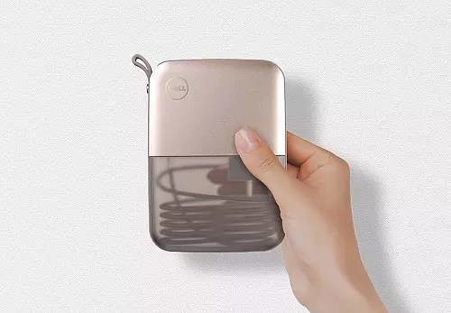 Chunghee Joe设计的方便收纳电线的概念充电宝