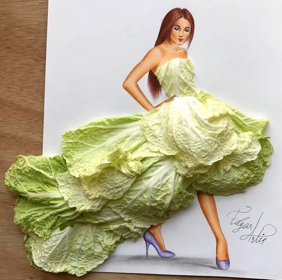 最美的12款蔬菜裙子