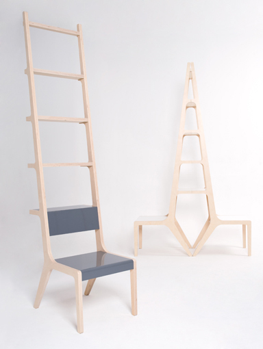 书架椅子二合一的创意家具