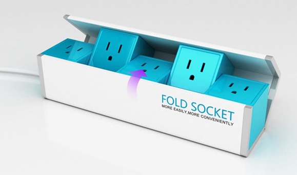 可折叠便捷创意插板（Fold Socket）