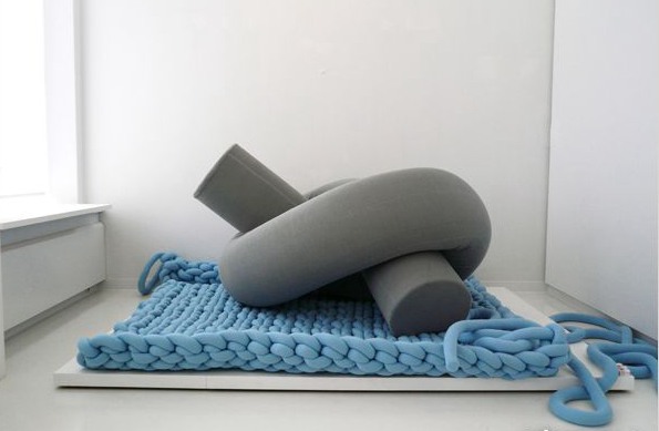 创意又有趣的麻花软床设计（Phat Knits）