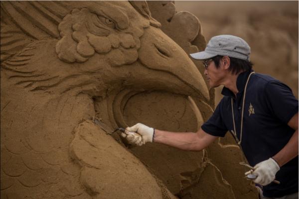 日本沙雕艺术展 非常壮观