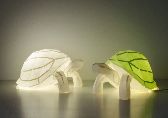创意DIY折纸动物灯