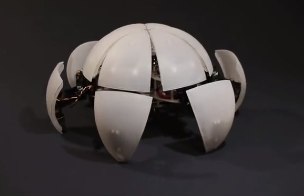 MorpHex能滚能爬的六足球型机器人