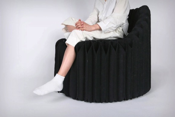可折叠便携式的毛毡椅