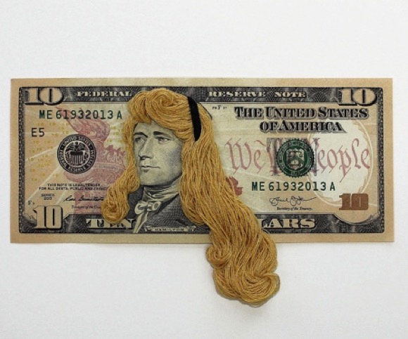 如果纸币上的名人都有了头发