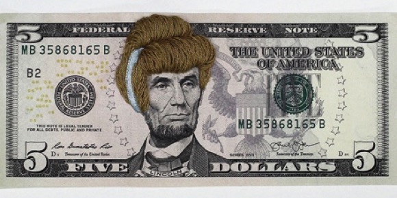 如果纸币上的名人都有了头发