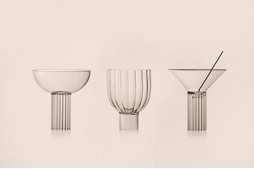 米兰建筑几何设计玻璃杯