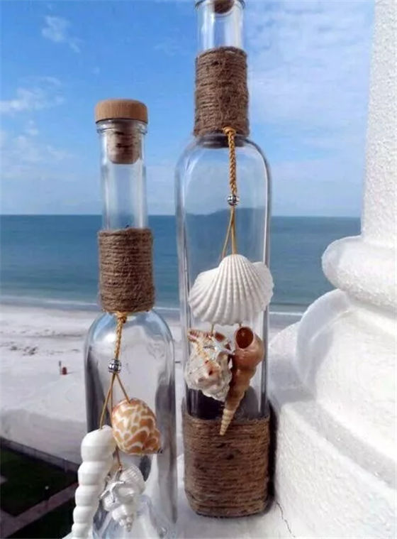 废旧玻璃瓶创意改造，瞬间变成精致的家居摆设