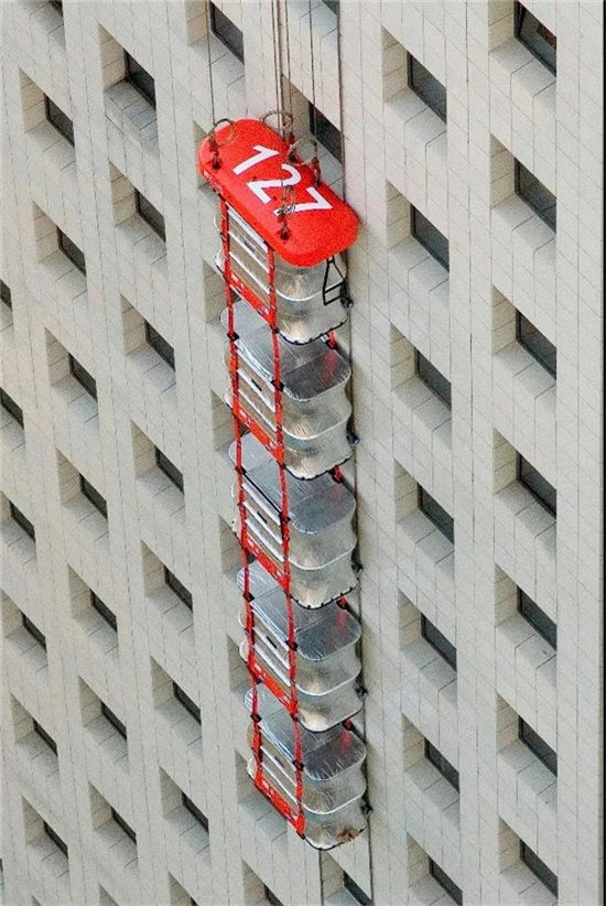折叠救生电梯，高楼层逃生专用神器