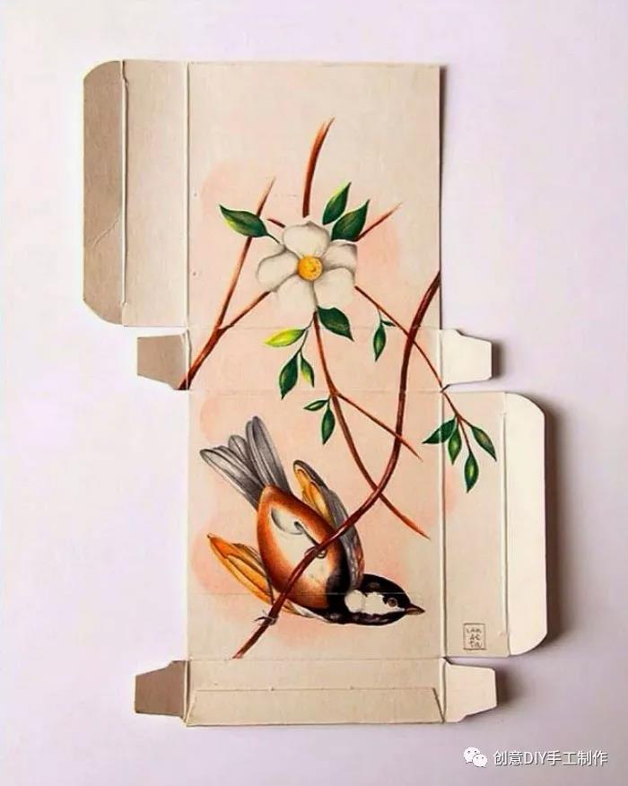 药品包装盒创作的小鸟艺术，背后还有个感人故事