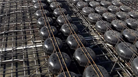 德国设计了一个塑料球，使建筑物减少35%混凝土用量