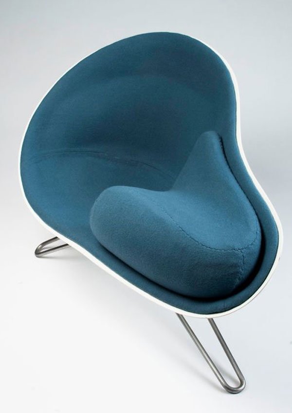 HanneKortegaard设计的蚌形多功能椅子