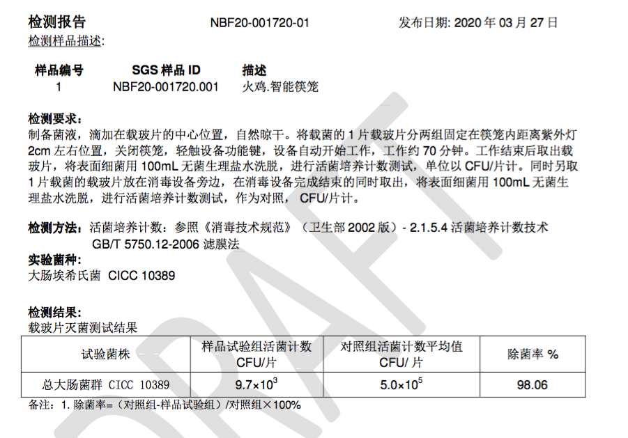 火鸡无线风干紫外杀菌筷笼