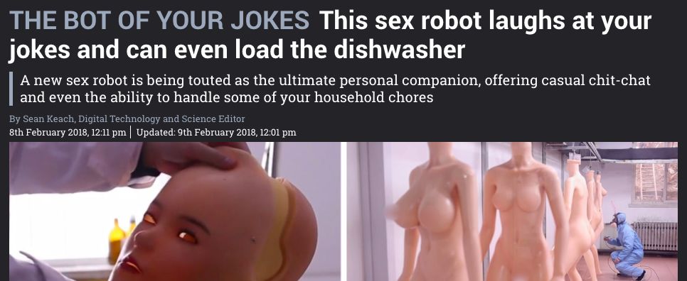 这家公司的性爱机器人除了啪啪啪还能做家务聊天