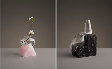 刚柔并济的创意玻璃花瓶
