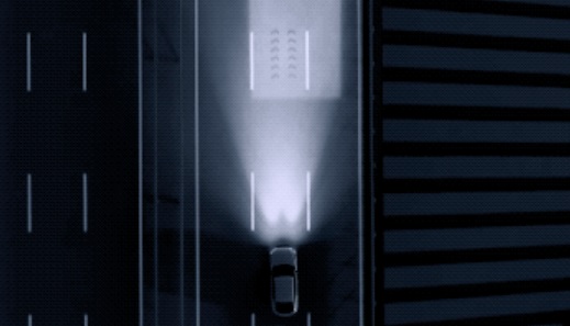 奥迪新车A6 e-tron 车灯投影简直酷爆了